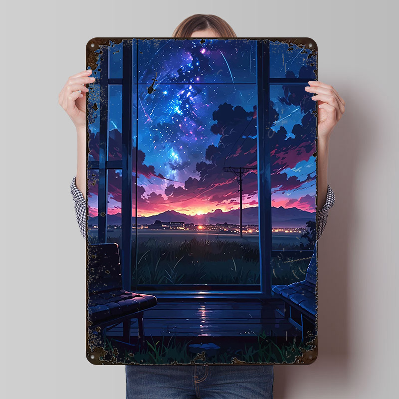 Custom Night Sky - Pôster Personalizado com Impressão de Cenário