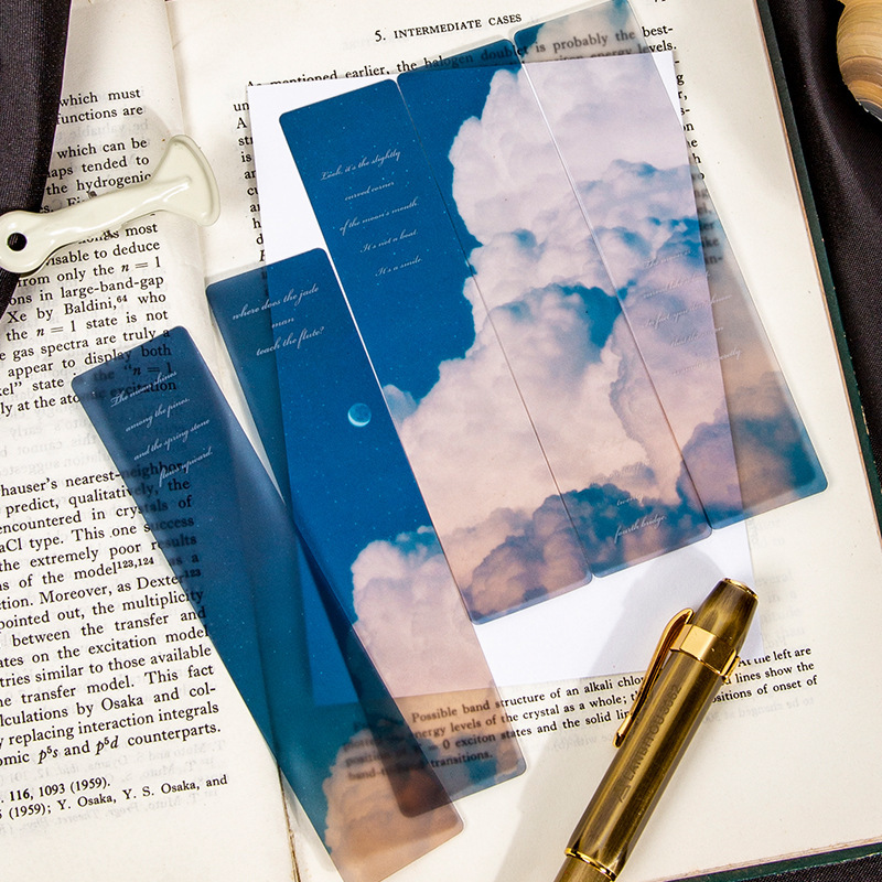 Dried Flower Bookmark - 5 Marcadores de Página Foscos PET