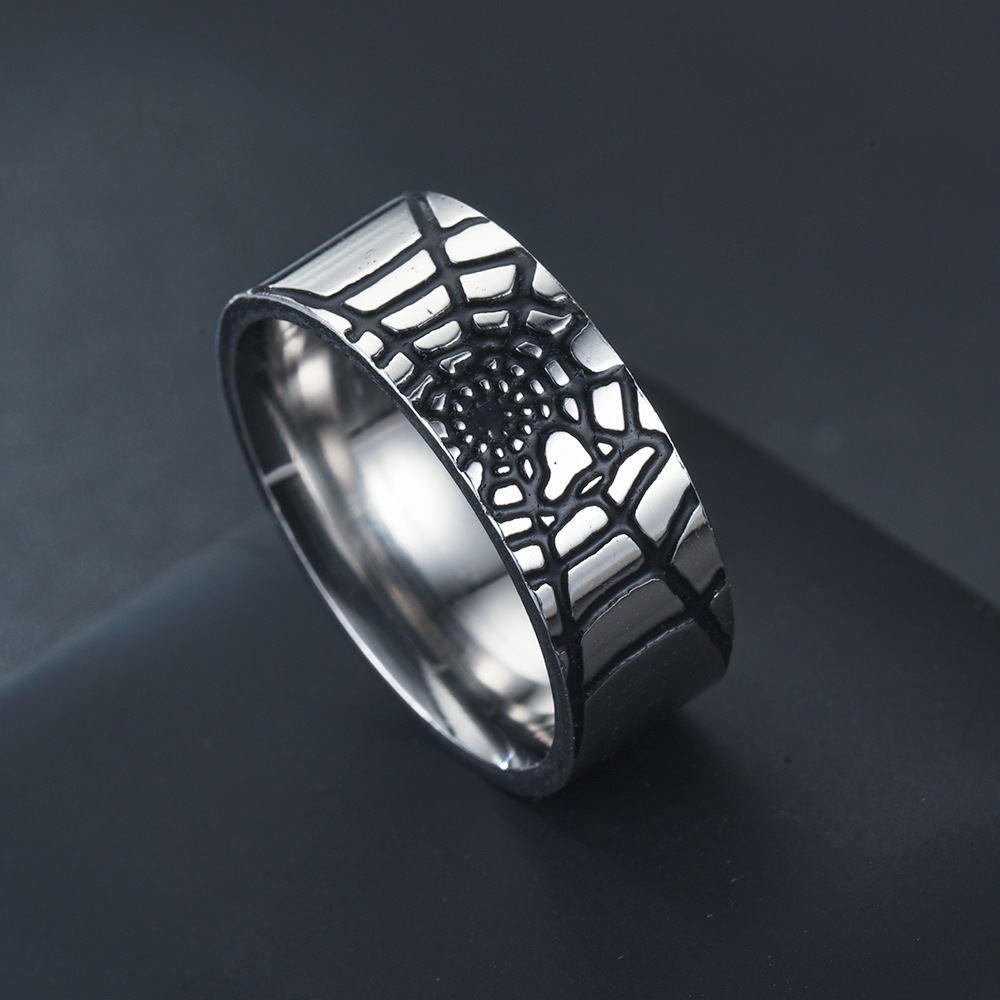 Anel de teia de aranha simples - Initial Ring Custom avaliação e preço