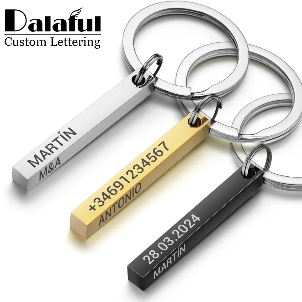 Chaveiros personalizados de aç - Initial Ring Custom avaliação e preço