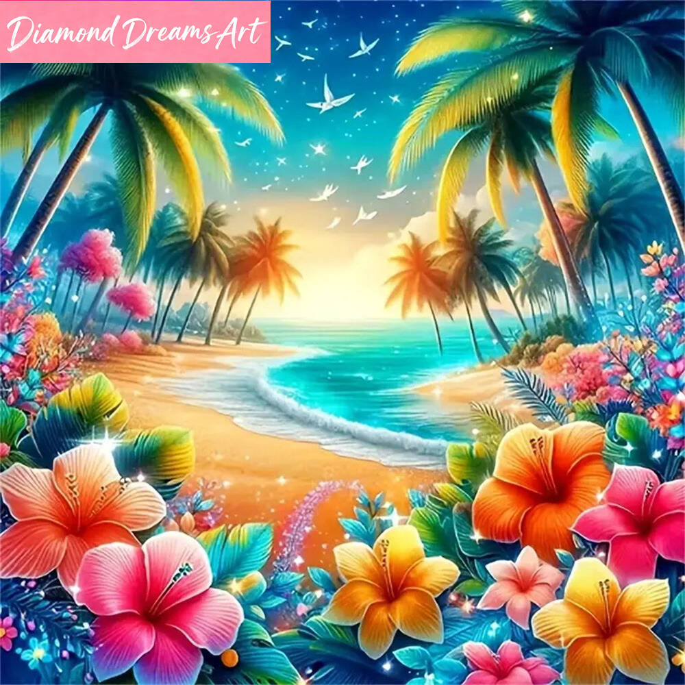 Pintura em diamante com paisag - Photo Mosaic Print avaliação e preço