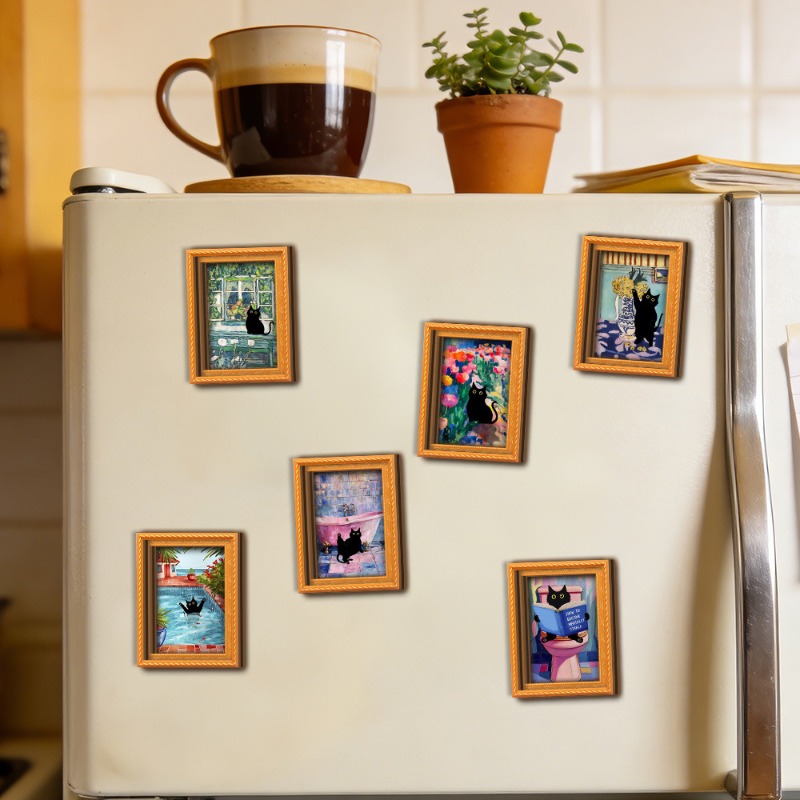 Porta-retratos magnético de ma - Engraved Wood Frame avaliação e preço