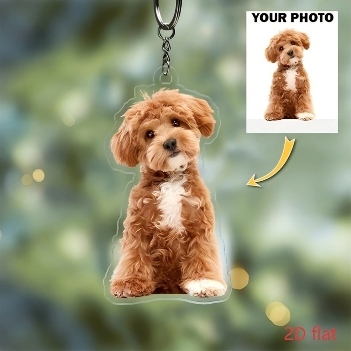 Chaveiro Personalizado com Fot - Pet Portrait Custom avaliação e preço