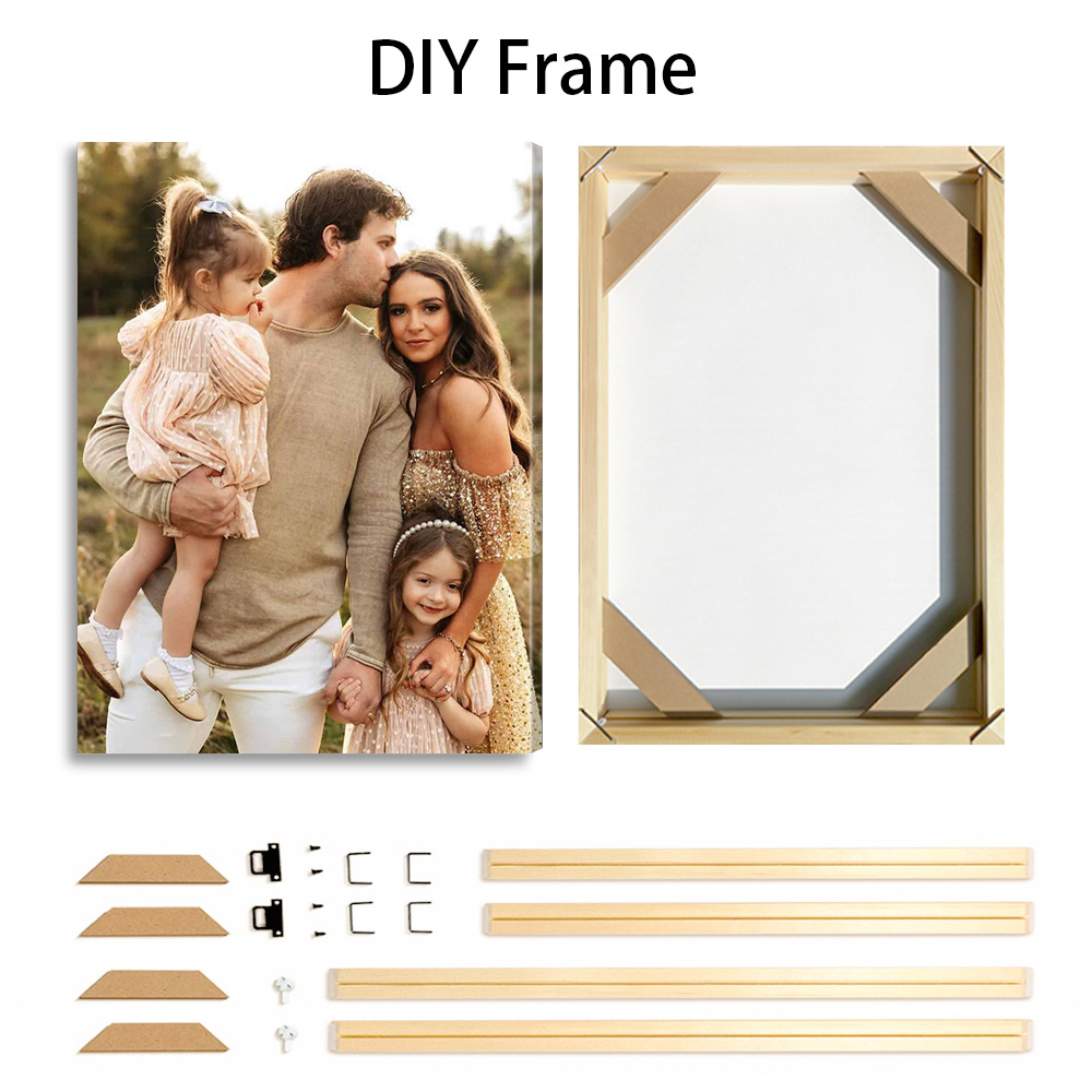 1 Tela de Foto Personalizada,  - Engraved Wood Frame avaliação e preço